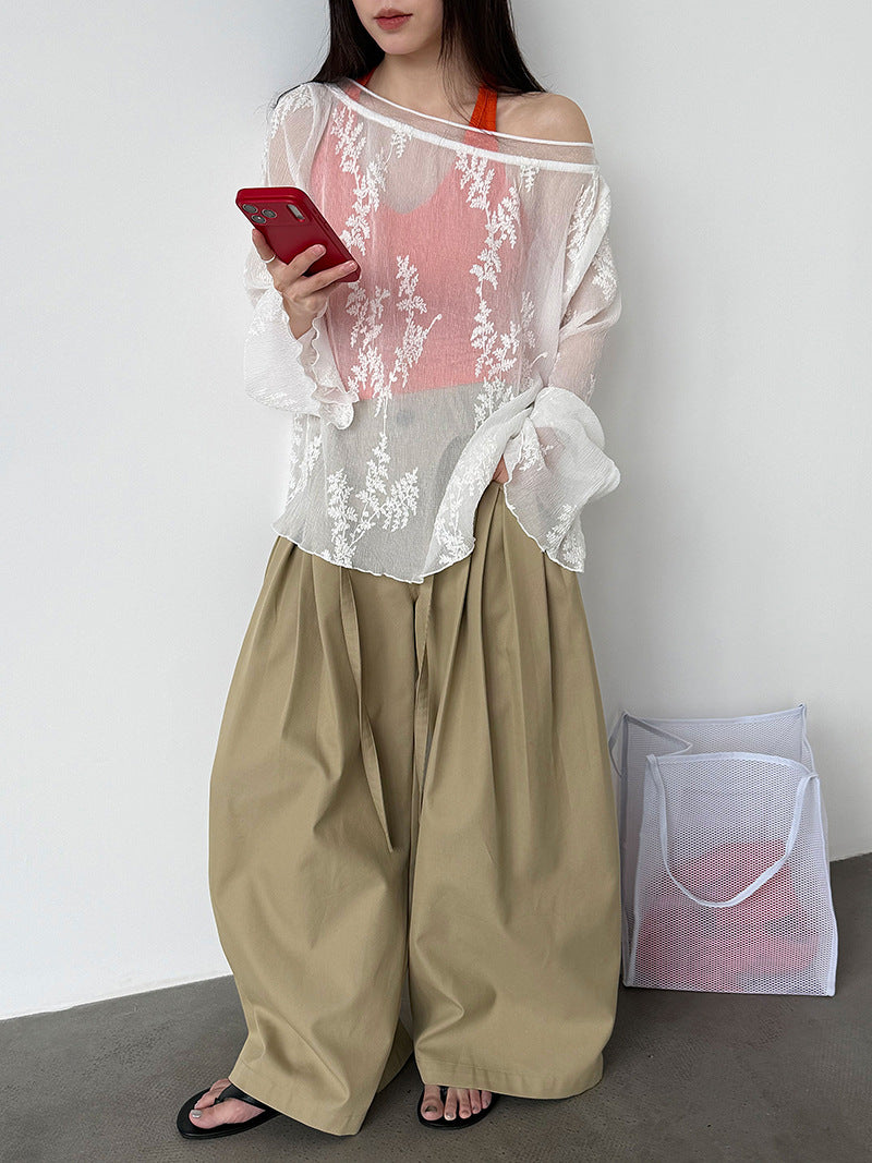 Frenchie Girl Lace Blouse