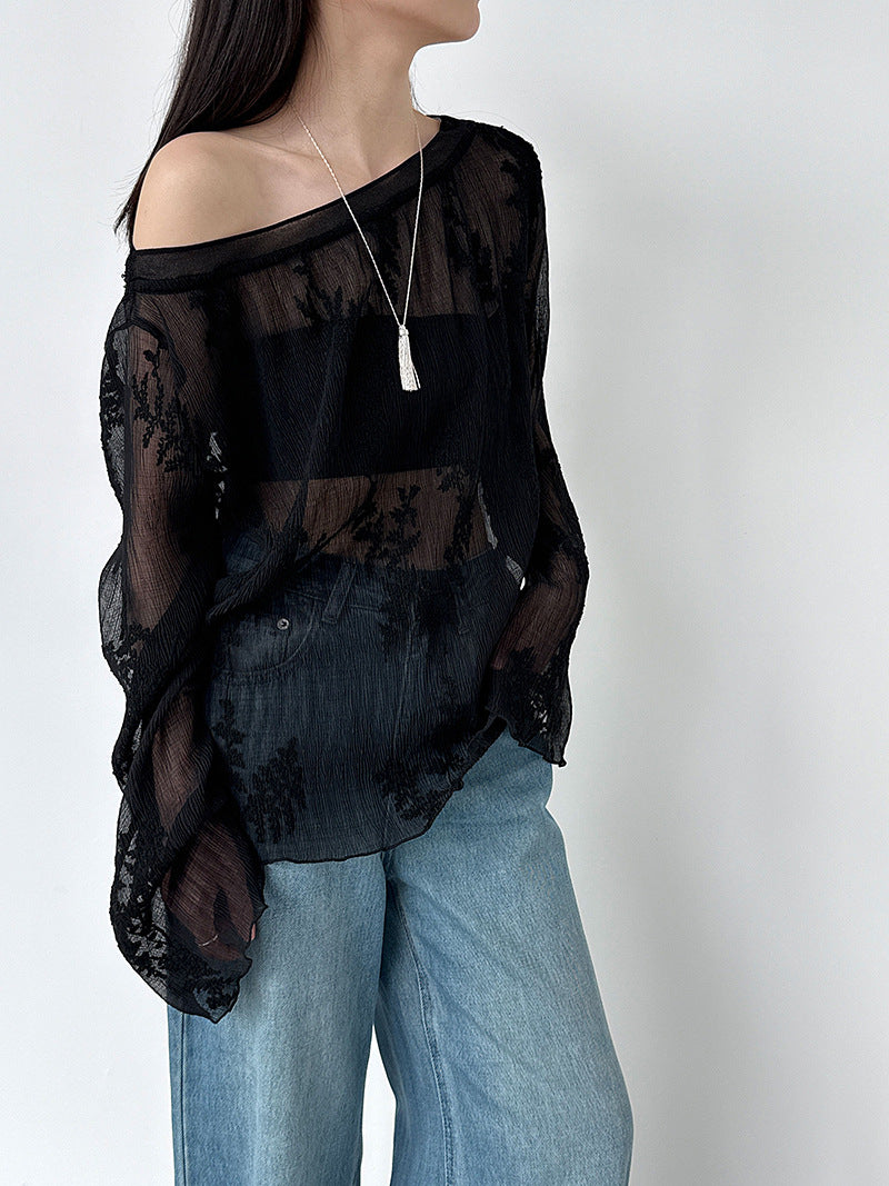 Frenchie Girl Lace Blouse